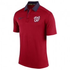MLB MLB Men's Washington Nationals Nike Red Authentic Collection Dri-FIT Elite Polo