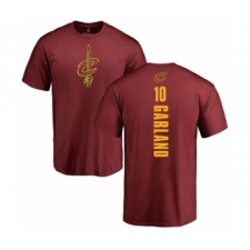 Basketball Cleveland Cavaliers #10 Darius Garland Maroon Backer T-Shirt