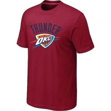 NBA Men's Oklahoma City Thunder Big & Tall Primary Logo T-Shirt - Red