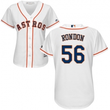 Women's Majestic Houston Astros #56 Hector Rondon Authentic White Home Cool Base MLB Jersey