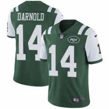 Youth Nike New York Jets #14 Sam Darnold Green Team Color Vapor Untouchable Elite Player NFL Jersey