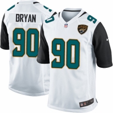 Men's Nike Jacksonville Jaguars #90 Taven Bryan Game White NFL Jersey