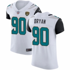 Men's Nike Jacksonville Jaguars #90 Taven Bryan White Vapor Untouchable Elite Player NFL Jersey