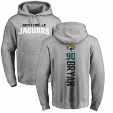 NFL Nike Jacksonville Jaguars #90 Taven Bryan Ash Backer Pullover Hoodie