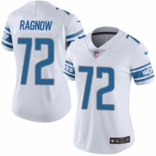 Women's Nike Detroit Lions #72 Frank Ragnow White Vapor Untouchable Elite Player NFL Jersey