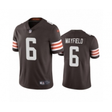Cleveland Browns #6 Baker Mayfield Brown 2020 Vapor Limited Jersey