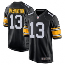 Men's Nike Pittsburgh Steelers #13 James Washington Game Black Alternate NFL Jersey