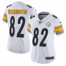 Women's Nike Pittsburgh Steelers #82 James Washington White Vapor Untouchable Limited Player NFL Jersey