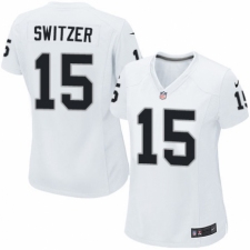 Women's Nike Oakland Raiders #15 Ryan Switzer Game White NFL Jersey