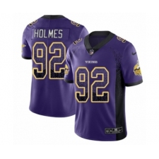 Youth Nike Minnesota Vikings #92 Jalyn Holmes Limited Purple Rush Drift Fashion NFL Jersey