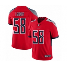 Men's Tennessee Titans #58 Harold Landry Limited Red Inverted Legend Football Jersey