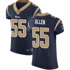 Men's Nike Los Angeles Rams #55 Brian Allen Navy Blue Team Color Vapor Untouchable Elite Player NFL Jersey