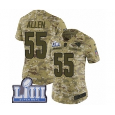 Women's Nike Los Angeles Rams #55 Brian Allen Limited Camo 2018 Salute to Service Super Bowl LIII Bound NFL Jersey