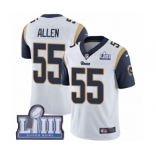 Youth Nike Los Angeles Rams #55 Brian Allen White Vapor Untouchable Limited Player Super Bowl LIII Bound NFL Jersey