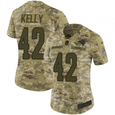 Women's Nike Los Angeles Rams #42 John Kelly Limited Camo 2018 Salute to Service NFL Jersey