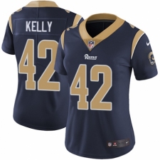 Women's Nike Los Angeles Rams #42 John Kelly Navy Blue Team Color Vapor Untouchable Limited Player NFL Jersey