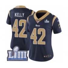 Women's Nike Los Angeles Rams #42 John Kelly Navy Blue Team Color Vapor Untouchable Limited Player Super Bowl LIII Bound NFL Jersey