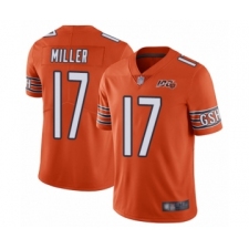 Men's Chicago Bears #17 Anthony Miller Orange Alternate 100th Season Limited Football Jersey