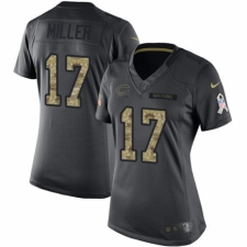 Women's Nike Chicago Bears #17 Anthony Miller Limited Black 2016 Salute to Service NFL Jersey