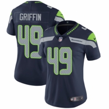 Women's Nike Seattle Seahawks #49 Shaquem Griffin Navy Blue Team Color Vapor Untouchable Elite Player NFL Jersey