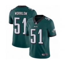 Youth Philadelphia Eagles #51 Paul Worrilow Midnight Green Team Color Vapor Untouchable Limited Player Football Jersey