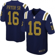 Men's Nike New York Jets #16 Terrelle Pryor Sr. Limited Navy Blue Alternate NFL Jersey