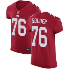 Mens New York Giants Nate Solder Nike Red Vapor Untouchable Elite Jersey