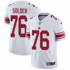 Youth Nike New York Giants #76 Nate Solder White Vapor Untouchable Limited Player NFL Jersey