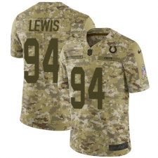 Youth Nike Indianapolis Colts #94 Tyquan Lewis Limited Camo 2018 Salute to Service NFL Jersey