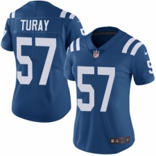 Women's Nike Indianapolis Colts #57 Kemoko Turay Royal Blue Team Color Vapor Untouchable Limited Player NFL Jersey
