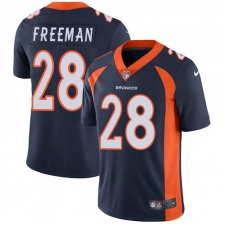 Youth Nike Denver Broncos #28 Royce Freeman Navy Blue Alternate Vapor Untouchable Limited Player NFL Jersey