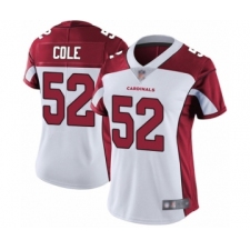 Women's Arizona Cardinals #52 Mason Cole White Vapor Untouchable Limited Player Football Jersey
