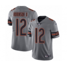 Youth Chicago Bears #12 Allen Robinson Limited Silver Inverted Legend Football Jersey