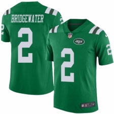Youth Nike New York Jets #2 Teddy Bridgewater Limited Green Rush Vapor Untouchable NFL Jersey