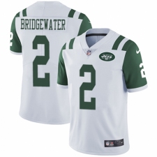 Youth Nike New York Jets #2 Teddy Bridgewater White Vapor Untouchable Limited Player NFL Jersey