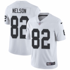 Youth Nike Oakland Raiders #82 Jordy Nelson White Vapor Untouchable Limited Player NFL Jersey