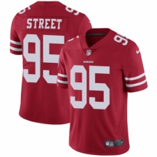 Youth Nike San Francisco 49ers #95 Kentavius Street Red Team Color Vapor Untouchable Elite Player NFL Jersey