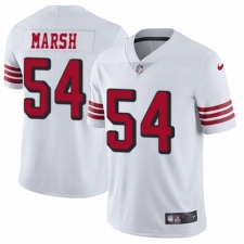 Youth Nike San Francisco 49ers #54 Cassius Marsh Limited White Rush Vapor Untouchable NFL Jersey