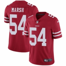 Youth Nike San Francisco 49ers #54 Cassius Marsh Red Team Color Vapor Untouchable Elite Player NFL Jersey