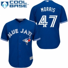Men's Majestic Toronto Blue Jays #47 Jack Morris Replica Blue Alternate MLB Jersey