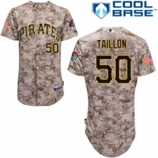 Men's Majestic Pittsburgh Pirates #50 Jameson Taillon Replica Camo Alternate Cool Base MLB Jersey