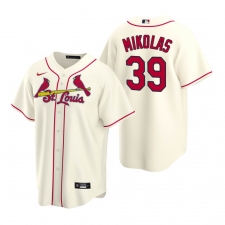 Men's Nike St. Louis Cardinals #39 Miles Mikolas Cream Alternate Stitched Baseball Jersey