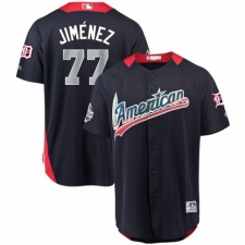 Men's Majestic Detroit Tigers #77 Joe Jimenez Game Navy Blue American League 2018 MLB All-Star MLB Jersey