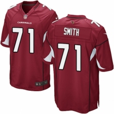 Men's Nike Arizona Cardinals #71 Andre Smith Game Red Team Color NFL Jersey
