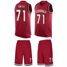 Men's Nike Arizona Cardinals #71 Andre Smith Limited Red Tank Top Suit NFL Jersey