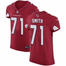 Men's Nike Arizona Cardinals #71 Andre Smith Red Team Color Vapor Untouchable Elite Player NFL Jersey