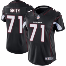 Women's Nike Arizona Cardinals #71 Andre Smith Black Alternate Vapor Untouchable Elite Player NFL Jersey