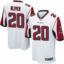 Men's Nike Atlanta Falcons #20 Isaiah Oliver Game White NFL Jersey