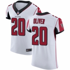 Men's Nike Atlanta Falcons #20 Isaiah Oliver White Vapor Untouchable Elite Player NFL Jersey