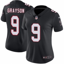 Women's Nike Atlanta Falcons #9 Garrett Grayson Black Alternate Vapor Untouchable Elite Player NFL Jersey